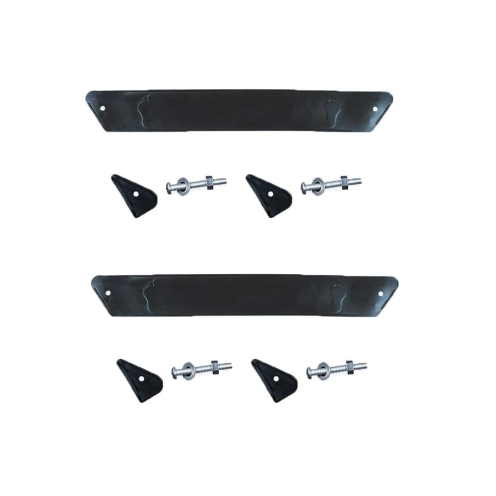 2 Set 37cm Black Stroller Footrest Replacement Adjustable Stroller Extension Footboard Strollers and Accessories for Pushchair Seat Liners, Stroller Connectors Stroller Connectors Accessories