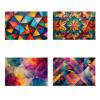 MISITU Small Jigsaw Puzzles for Adults Challenging Puzzle Small Puzzles Mini Jigsaw Puzzles for Adults 150 Pieces Micro Tiny Puzzle Abstract Art Puzzles Travel Puzzles 6 x 4 Inches, 4 Packs view 1
