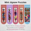MISITU Small Jigsaw Puzzles for Adults Challenging Puzzle Small Puzzles Mini Jigsaw Puzzles for Adults 150 Pieces Micro Tiny Puzzle Abstract Art Puzzles Travel Puzzles 6 x 4 Inches, 4 Packs view 2