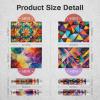 MISITU Small Jigsaw Puzzles for Adults Challenging Puzzle Small Puzzles Mini Jigsaw Puzzles for Adults 150 Pieces Micro Tiny Puzzle Abstract Art Puzzles Travel Puzzles 6 x 4 Inches, 4 Packs view 3