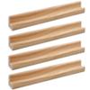 20 Pack Wooden Tile Holders Letter Replacement Racks, Wooden Letter Trays Word Trays for Crafts, Game Stands and Wood Tile Game view 3