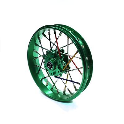 KEBEILEE CNC Aluminum Front Wheel For LOSI Promoto MX motorcycle 1:4 (green)