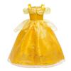 Princess Dresses for Girls Princess Costume Kids Belle Dress Up Birthday Christmas Halloween Party with Accessories 3T(100CM,E40) view 4