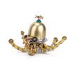 MechPuConToy 3D Metal Puzzle Octopus, 100+PCS Marine Organism Lobster Steampunk Metal DIY Assembly Jigsaw Puzzle Model Desk Gift for Adults and Teens (Octopus) view 2