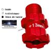 RCHuiWow RC 13MM Extended Wheel Hub Drive 14MM to 17MM w/Anti-dust Cap Nuts 17MM Upgrades Part for 1/10 Senton/Granite/New Big Rock/Vorteks/Infraction 3S,Senton/Granite Mega550,Red view 4