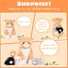 5 PCS Cat Stuffed Animal with Babies Inside Belly - Mommy Stuffed Orange Tabby Cat with 4 Plush Kittens Toys, Stuffed Kitty Plushies Toy for Kids Boys Girls Valentines Day Christmas Birthday Gift view 3