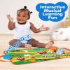 Coogam Musical Cars Play Mat for 1 2 3 Year Old Toddlers Easter Basket Stuffers, Soft Pull-Back Vehicle Set with Farm Animals Playmat Rug, Baby Fine Motor Montessori Toys Game view 2