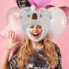 Alipis Koala Hat Plush Fun Animal Hats Koala Plush Costume Headband Jungle Animal Costumes Winter Hat Fun Ski Cap Headgear Photo Prop Dress Up for Kids view 2