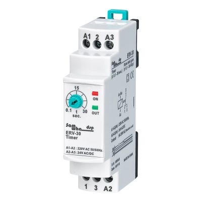 VUBBJCRS ERV-30 On Delay Time Relay Electronic Adjustable(Size:110VAC 24VDC)