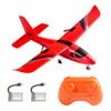 Dodoore RC Plane Remote Control Airplane, 2.4GHz 2 Channel RC Airplane, Foam Fixed-Wing RC Aircraft with Gyro, DIY Easy to Fly RC Glider with 2 Batteries for Adults and Beginners (Red), QF002 view 1