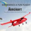 Dodoore RC Plane Remote Control Airplane, 2.4GHz 2 Channel RC Airplane, Foam Fixed-Wing RC Aircraft with Gyro, DIY Easy to Fly RC Glider with 2 Batteries for Adults and Beginners (Red), QF002 view 2