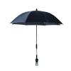 YOXIER Stroller Sunshade Uv Protection Baby Stroller Umbrella with Adjustable Clamp Uv Protection Sunshade Waterproof 360-degree Rotation Portable Children Buggy Sun-Proof Parasol Black view 1