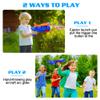 LJZJ 6 Pack Airplane Launcher Toys, 2 Flight Modes LED Foam Glider Catapult Plane, Outdoor Flying Toy for Kids, Birthday Gifts for Boy Girl 4 5 6 7 8 9 10 11 12 Year Old, B-Day Party Supplies view 2