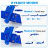 LJZJ 6 Pack Airplane Launcher Toys, 2 Flight Modes LED Foam Glider Catapult Plane, Outdoor Flying Toy for Kids, Birthday Gifts for Boy Girl 4 5 6 7 8 9 10 11 12 Year Old, B-Day Party Supplies view 4