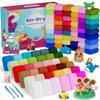 Air Dry Clay 90 Colors, Modeling Clay for Kids, DIY Model Magic, Molding Clay Kit with Sculpting Tools, Non-Sticky Soft and Super Light, Arts and Crafts Gift for Boys Girls Kids view 1