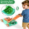 Kids Lawn Mower with Realistic Grass-Cutting Action and Sounds  No Batteries Required | Fun Outdoor Push Toy, Birthday Gift & Holiday Present for 3, 4, 5, 6, 7, 8 Year Old Boys and Girls (Green) view 2