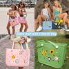 Lckaey Rubber Beach Bag Accessories-PVC Rubber decoration-for EVA Purse Bogg Inserts Y064figure 26 view 4