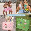 Lckaey Rubber Beach Bag Accessories-PVC Rubber decoration-for EVA Purse Bogg Inserts Y064Figure 42 view 4