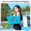 Lckaey Rubber Beach Bag Accessories-PVC Rubber decoration-for EVA Purse Bogg Inserts Y064Figure 33 view 3