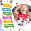 Air Dry Clay 102 Colors, Modeling Clay for Kids, DIY Model Magic Clay, Molding Clay Kit with Sculpting Tools, Non-Sticky Soft and Super Light, Arts and Crafts Gift for Boys Girls Kids view 4