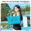 Lckaey Rubber Beach Bag Accessories-PVC Rubber decoration-for EVA Purse Bogg Inserts Y064figure 30 view 3
