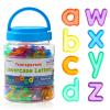 Odoorgames 78 Pcs Translucent Lowercase Letters - 100 Pcs Transparent Bear - Counting Animal - Learning Toy for Light Table Accessories and Manipulatives view 2