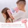 SMILESSKIDDO Hair Salon Toys for Girls - Pretend Play Hair Styling Toy Set with Realistic Blow Dryer, Hair Straightener, Kids Beauty Play Set Including Curling Iron, Brushes & Storage Case view 2