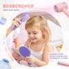 SMILESSKIDDO Hair Salon Toys for Girls - Pretend Play Hair Styling Toy Set with Realistic Blow Dryer, Hair Straightener, Kids Beauty Play Set Including Curling Iron, Brushes & Storage Case view 4