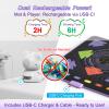 HAPHOM Dance Mat for Kids, Rechargeable Dance Mats for Girls and Boys, Light-up Dancing pad Game with Wireless Bluetooth, Christmas Birthday Gifts Ideas for 3 4 5 6 7 8 9 10 11 12 Year Old Kids view 2