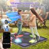 HAPHOM Dance Mat for Kids, Rechargeable Dance Mats for Girls and Boys, Light-up Dancing pad Game with Wireless Bluetooth, Christmas Birthday Gifts Ideas for 3 4 5 6 7 8 9 10 11 12 Year Old Kids view 4