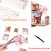 DIY Book Nook Kit - Lovely and Dreamy Dollhouse Miniature Kits, 3D Puzzle Art Bookends, Shelf Insert Model Kits for Adults (Cat Grocery) view 3