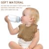 EllieHouse Baby Bibs for Girls Boys 8 Pack Muslin Drool Teething Drooling Bibs Super Absorbent Muslin Cotton for Infant Toddler Baby Essentials view 2