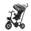BEUDUOQI Kids Tricycle,Tricycle Stroller,Kid Stroller,5 in 1 Foldable Kids Trike with Rotate Seat/Removable Push Handle/Canopy/Seat Armrest/Storage Basket,Double Brakes Kids Bike,Blackb view 1