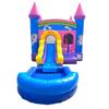Crossover Inflatable Bounce House with Slide for Kids, 26.5 x 12 x 14.5 Foot Pink Unicorn Castle Combo Bouncer Waterslide Jumper - Includes Pool, Blower, Stakes, Patches and Storage Bag view 3