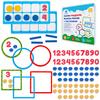 82 PCS Jumbo Magnetic Number Bonds and Magnetic Ten Frames Set - Magnetic Numbers for Whiteboard, Math Counters, 10 Ten Frames for Classroom, Math Manipulatives, Classroom Must Haves - Simply Magic view 1