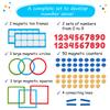 82 PCS Jumbo Magnetic Number Bonds and Magnetic Ten Frames Set - Magnetic Numbers for Whiteboard, Math Counters, 10 Ten Frames for Classroom, Math Manipulatives, Classroom Must Haves - Simply Magic view 3