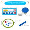 82 PCS Jumbo Magnetic Number Bonds and Magnetic Ten Frames Set - Magnetic Numbers for Whiteboard, Math Counters, 10 Ten Frames for Classroom, Math Manipulatives, Classroom Must Haves - Simply Magic view 4
