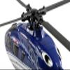 Amewi The Flying Bulls EC135 Pro Brushless Helicopter 6 Channel 352mm 6G RTF Blue view 4