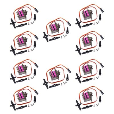 10PCS SG90 Micro Servo Motor Mini Servo 9g Servo Kit (90S)
