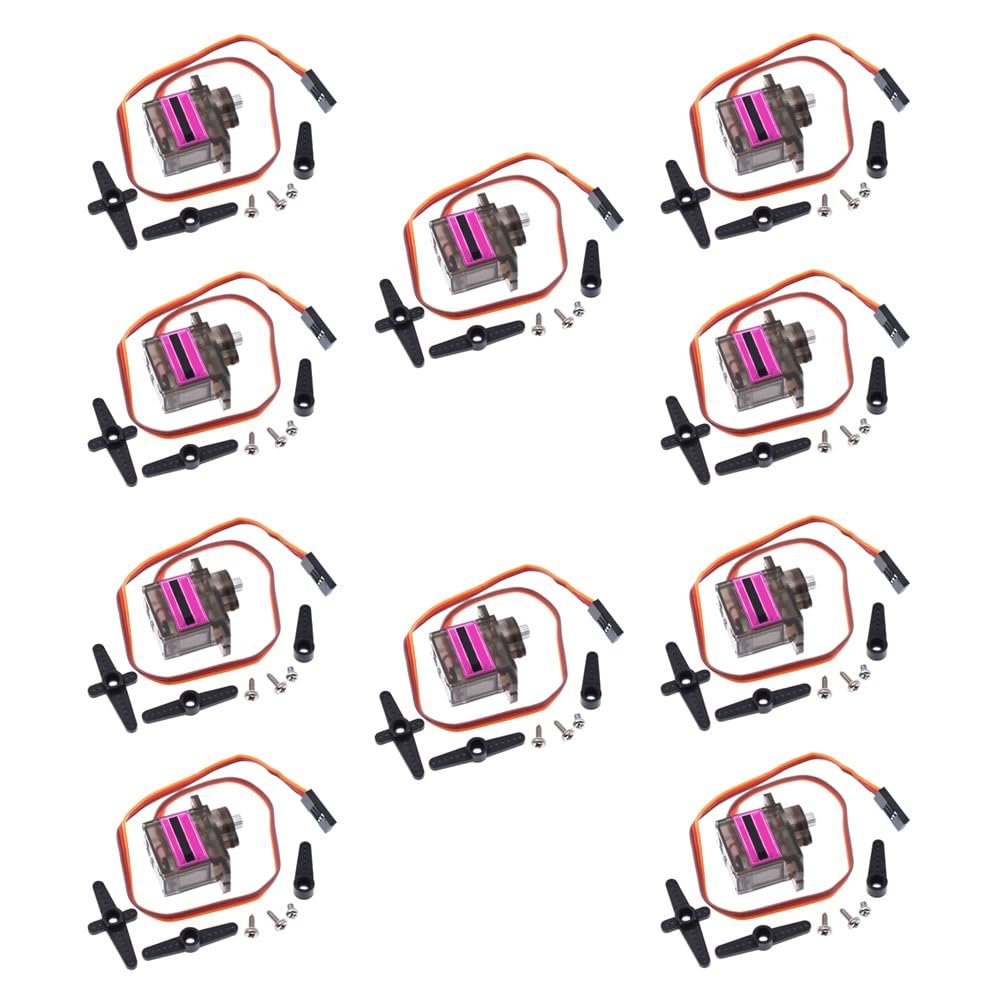 10PCS SG90 Micro Servo Motor Mini Servo 9g Servo Kit (90S)