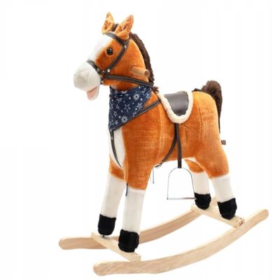 Large interactive rocking horse 78x28x68 cm