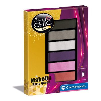 Crazy Chic Palette MakeUp Party Queen Clementoni, Small