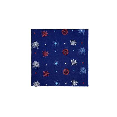 Patriotic Cornhole Bags (4-Pack) - July 4th, USA, America, Red White Blue, Memorial Day (Fireworks)
