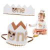 Alipis Birthday Party Hats 1st Birthday Hat Adjustable Band Gentle Textured Photo Prop view 1
