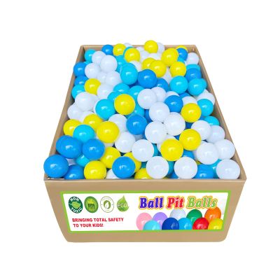 bebikim 2000 Count Plastic Soft Plastic Ball Pits Balls Colorful Play Pits Balls for Pet Dogs Ball Pits 2.2" Large Phthalate Free Bpa Free Balls for Toddlers 1-3 Baby Kids