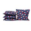 Patriotic Cornhole Bags (4-Pack) - July 4th, USA, America, Red White Blue, Memorial Day (Bomb-Pop) view 1