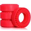 Silicone Rubber 1.9 Tire Inserts1.9 Tires Waterproof Soft and Highly Elastic Inner Fillerfor 1/10 RC Crawler Axial SCX10 Capra RXB10 TF2 Redcat Gen7 Gen8 TRX4 Tire Upgrade 4pcs (Red) view 1
