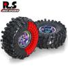 Silicone Rubber 1.9 Tire Inserts1.9 Tires Waterproof Soft and Highly Elastic Inner Fillerfor 1/10 RC Crawler Axial SCX10 Capra RXB10 TF2 Redcat Gen7 Gen8 TRX4 Tire Upgrade 4pcs (Red) view 2
