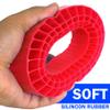 Silicone Rubber 1.9 Tire Inserts1.9 Tires Waterproof Soft and Highly Elastic Inner Fillerfor 1/10 RC Crawler Axial SCX10 Capra RXB10 TF2 Redcat Gen7 Gen8 TRX4 Tire Upgrade 4pcs (Red) view 3