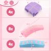 HONEY JOY Balance Beam, 20 PCS Toddler Stepping Stones Boards, Montessori Gymnastics Beam for Kids Development, Coordination Motor Skills, Indoor Plastic Obstacle Courses Sensory Toys (Pink) view 3